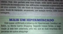 Jornal também confirma vinda do Carrefour para cidade Jornal também confirma vinda do Carrefour para cidade