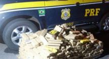 Dupla é presa com 475 kg de maconha e 350 cartuchos 